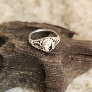 Silver Yin Yang Ring
